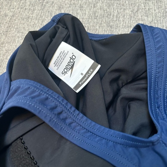 Speedo Women's Swimsuit One Piece Powerflex Ultraback Solid, Size 8 - Picture 8 of 10